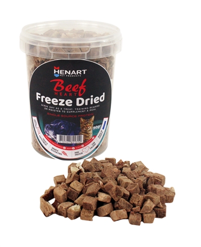Henart freeze dried beef heart