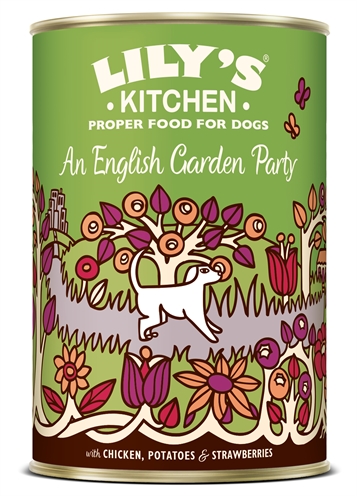 Lily’s kitchen dog an english garden party