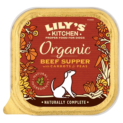 Lily’s kitchen dog organic beef supper